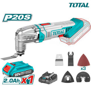 TOTAL Máy cắt gọc đa năng dùng pin 20V kèm pin sạc TMLI2022 & TMLI20228