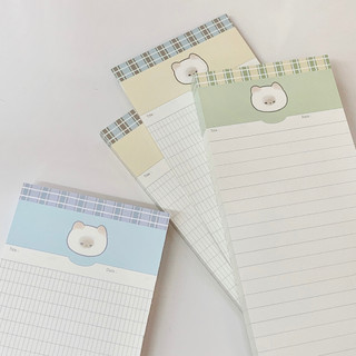 Giấy note ghi chú học từ vựng B5-half 2 mặt BlueMoon 120gsm