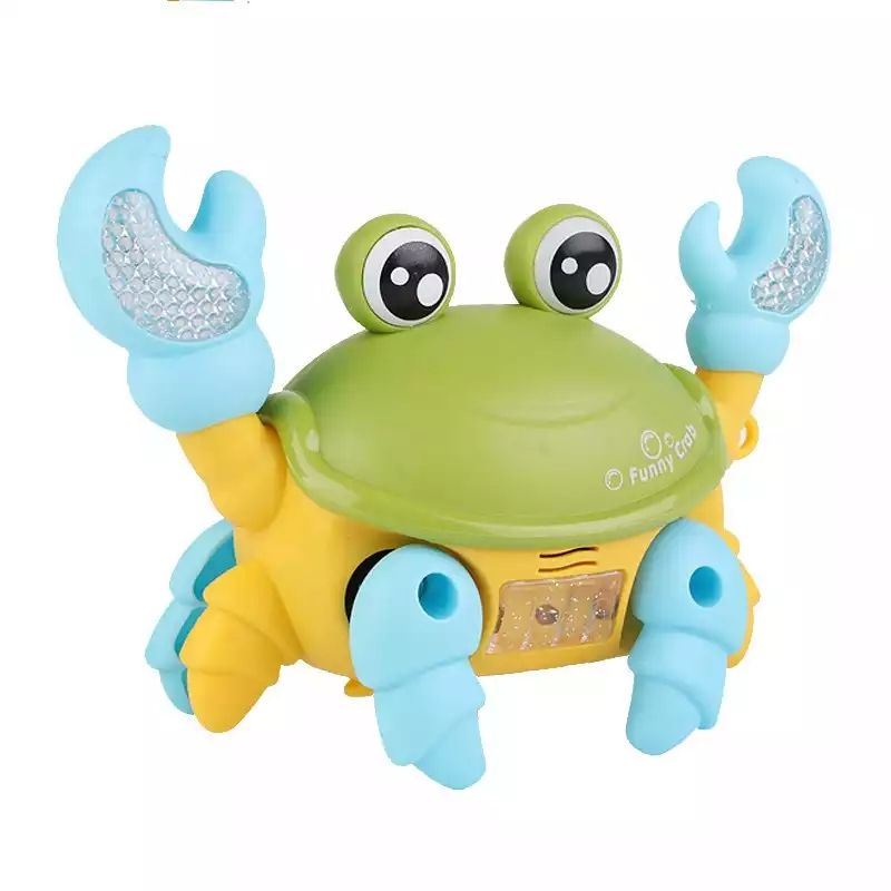 Đồ Chơi Cho Bé Con Cua Chạy Pin Vui Nhộn Có Nhạc Và Đèn Phát Sáng Cho Bé