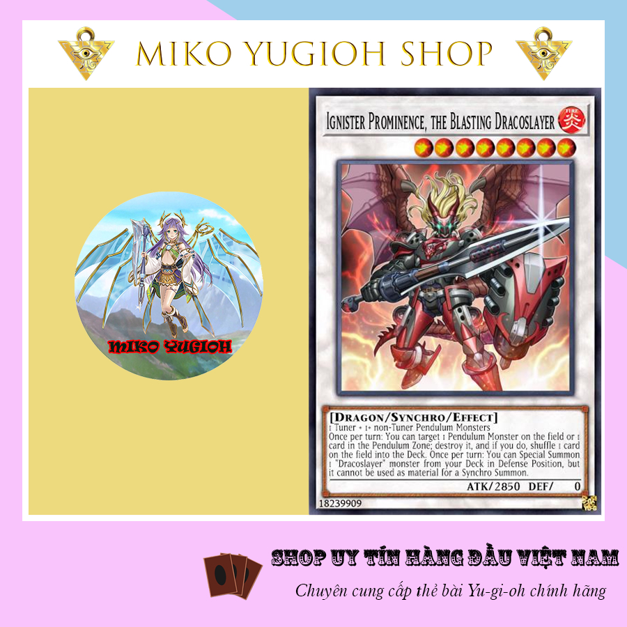 Miko Yugioh Thẻ Bài Yugioh Chính Hãng Tiếng Nhật Ignister Prominence The Blasting 5340