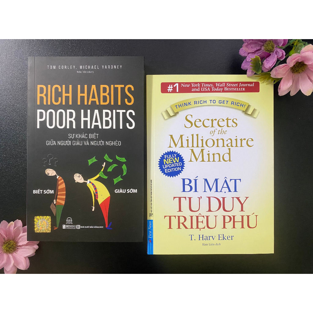 Sách Combo 2 Cuốn Rich Habits Poor Habits Sự Khác Biệt Giữa