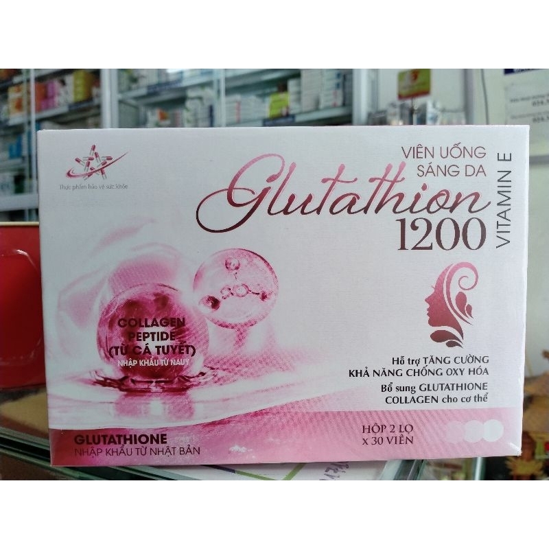 Vin ung sng da GLUTATHIONE 1200 HP 2L  30 VIN | Shopee Vit Nam
