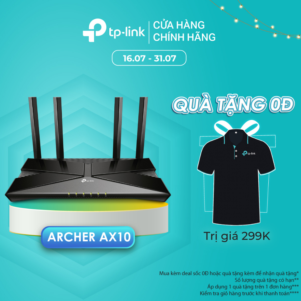 [Hỏa Tốc] Bộ Phát Router Wifi TP-Link Archer AX10 Wifi 6 Chuẩn AX 1500Mpbs