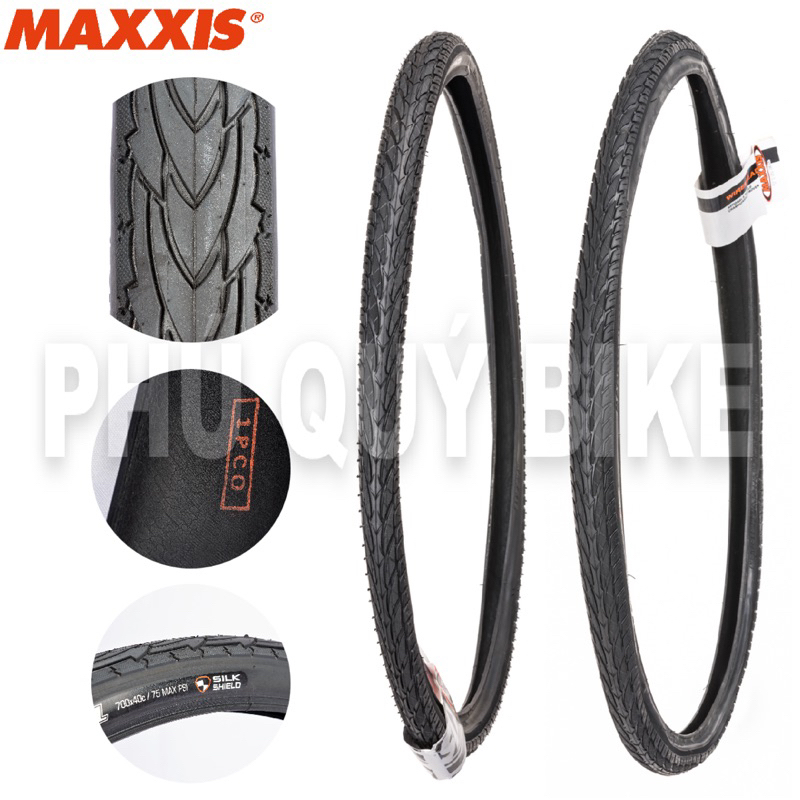 Vỏ Trekking 700x35c 700x40c Maxxis OVERDRIVE EXCEL Viền Phản Quang & Ruột Đi Kèm (Tuỳ Chọn)