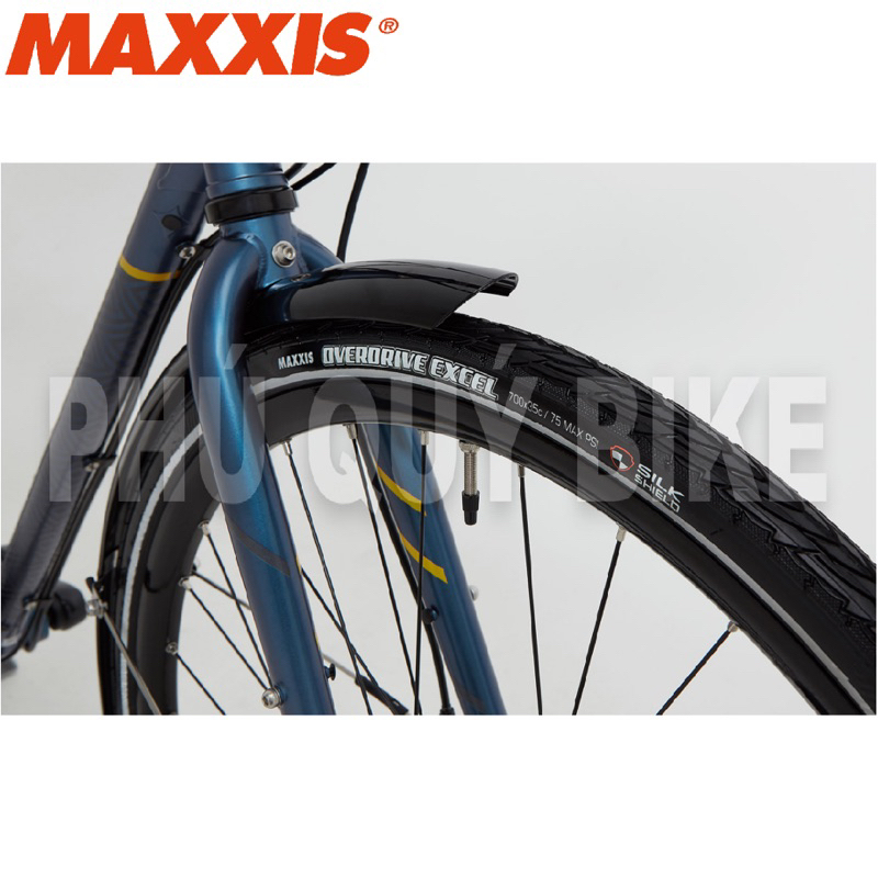 Vỏ Trekking 700x35c 700x40c Maxxis OVERDRIVE EXCEL Viền Phản Quang & Ruột Đi Kèm (Tuỳ Chọn)