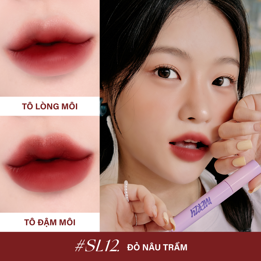Ảnh Combo 2 Son Kem Siêu Lì Merzy Soft Touch Lip Tint 3g (Ver 2) +  Son Kem Lì Academia Mellow Tint 4g 4