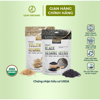 Hạt mè đen mè vàng, vừng đen, vừng vàng hữu cơ C'LaVie 200g