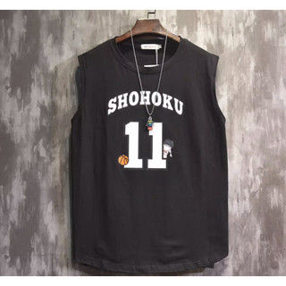 Áo Ba Lỗ Tank Top SHOHOKU11 Trẻ Trung Sành Điệu, Chất Liệu Cotton Khô Mềm Mịn Thoáng Khí Thấm Hút Mồ Hôi Cực Tốt