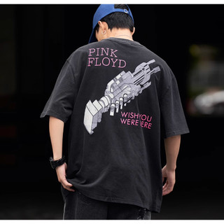 Áo Phông Tay Lỡ Nam Nữ PINK FLOY Sành Điệu, Áo Phông Hè Form Rộng Unisex Chất Liệu Cotton Khô Mềm Thoáng Khí