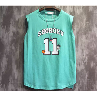 Áo Ba Lỗ Tank Top SHOHOKU11 Trẻ Trung Sành Điệu, Chất Liệu Cotton Khô Mềm Mịn Thoáng Khí Thấm Hút Mồ Hôi Cực Tốt