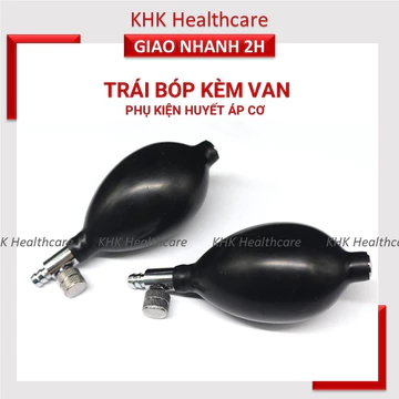 Quả bóp kèm van máy đo huyết áp kế cơ