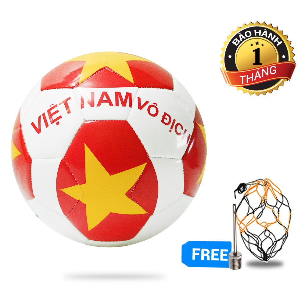 Quả bóng đá tiêu chuẩn số 4 - Quả bóng đá Việt Nam Vô Địch - Bảo Hành 12 Tháng SIÊU HOT