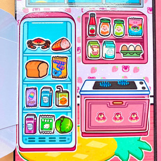 Lotso Bear- Ngôi nhà Gấu dâu đáng yêu của Toca Boca- Toca life world- Búp bê giấy