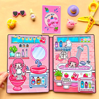 Lotso Bear- Ngôi nhà Gấu dâu đáng yêu của Toca Boca- Toca life world- Búp bê giấy