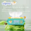 GAIFEEL Khăn ướt khăn giấy ướt Khăn lau trẻ em 100 chiếc Khăn lau trẻ em không mùi X 10 gói