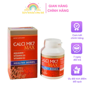 Canxi MK7 Max - Giúp Xương Chắc Khỏe [Hộp 60 Viên]