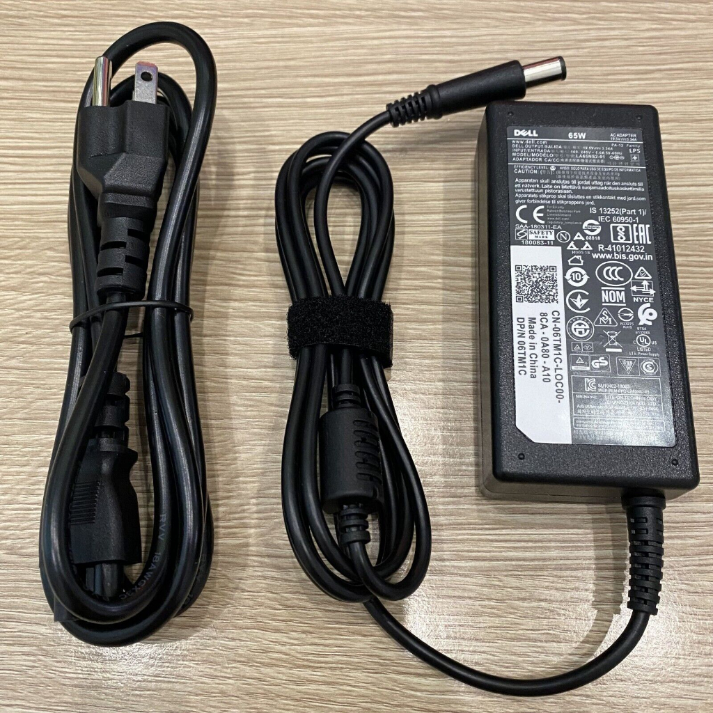 thumbnail image 2 of 65W Dell Latitude AC Adapter Charger For E7250 E7440 E7450 E7470 PA-12 - 19.5V 3.34A 2 of 6