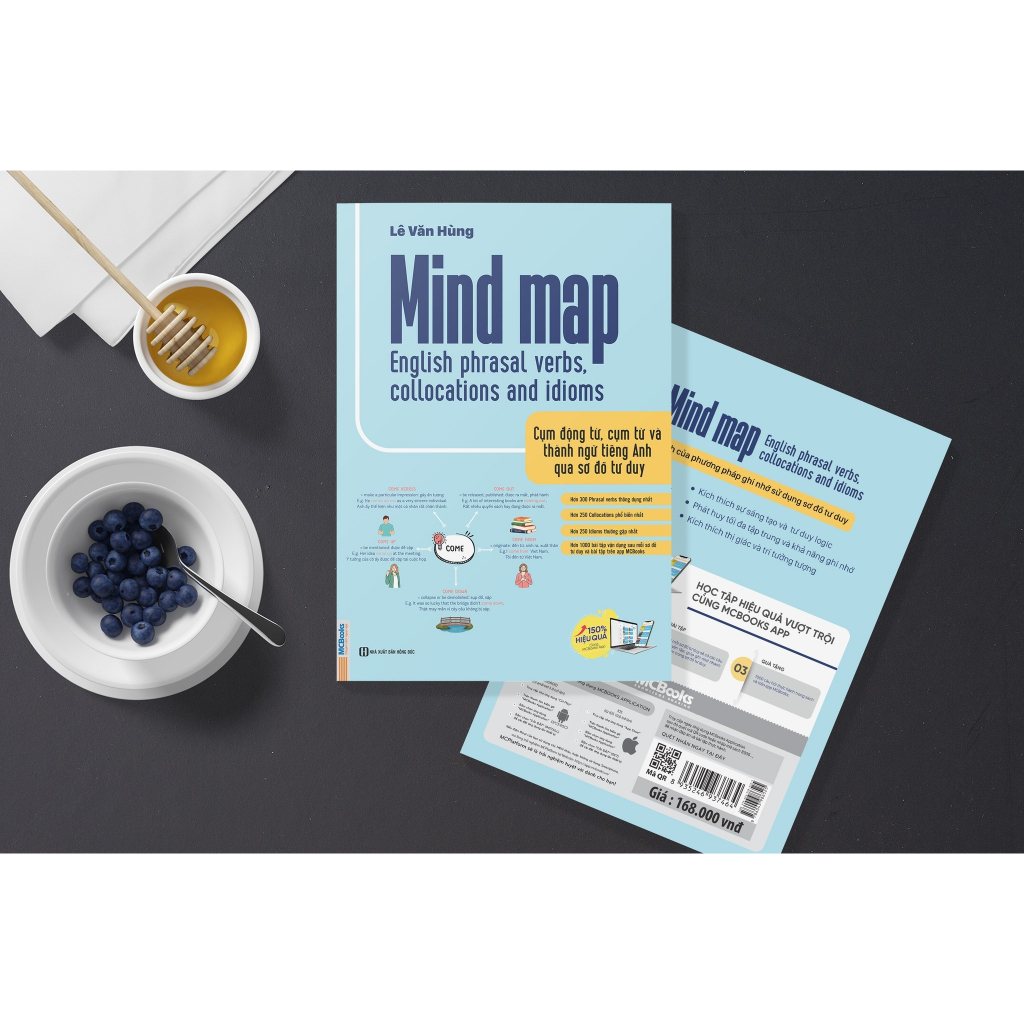 Sách - Mind Map English Phrasal Verbs - Cụm Động Từ, Cụm Từ Và Thành Ngữ Tiếng Anh Qua Sơ Đồ Tư Duy