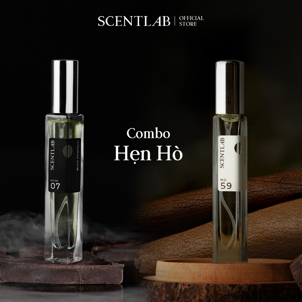 Ảnh Combo nước hoa mini nam nữ SCENTLAB mùi hương hẹn hò khiêu khích, tinh dầu thơm lâu lưu lương 8h mini 10ml quyến rũ 1