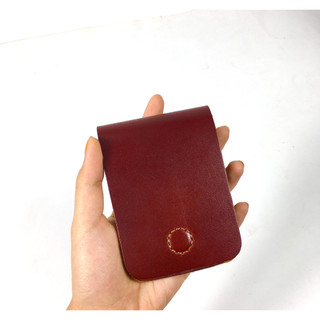 Ví mini da bò HAVIAS ví đứng nắp gập tích hợp nam châm Basic6