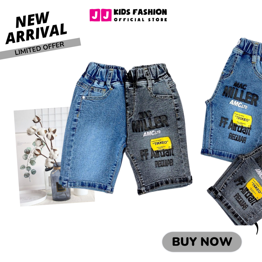 Quần jean lững bé trai năng động thoải mái full size - JJ Kids