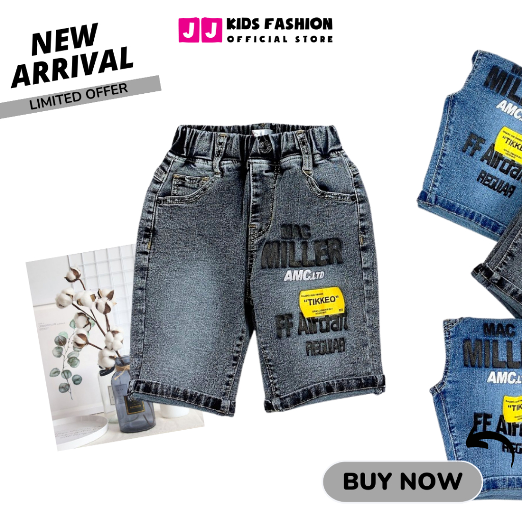 Quần jean lững bé trai năng động thoải mái full size - JJ Kids