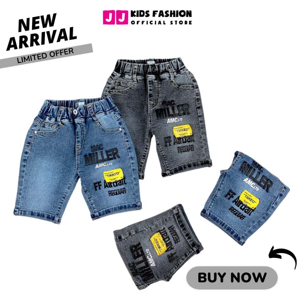 Quần jean lững bé trai năng động thoải mái full size - JJ Kids