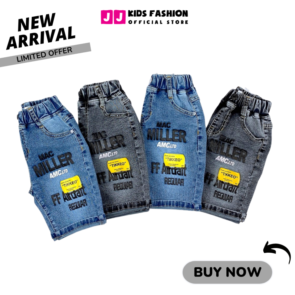 Quần jean lững bé trai năng động thoải mái full size - JJ Kids