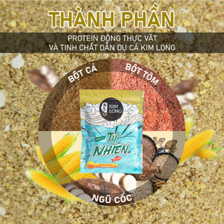 [Mua 5 Tặng 1] Mồi Câu Đài Tự Nhiên Kim Long Mồi Câu Cá Vị Thơm Vị Tanh Mồi Câu Bột Siêu Nhạy