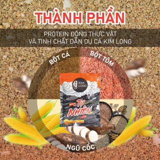 [Mua 5 Tặng 1] Mồi Câu Đài Tự Nhiên Kim Long Mồi Câu Cá Vị Thơm Vị Tanh Mồi Câu Bột Siêu Nhạy