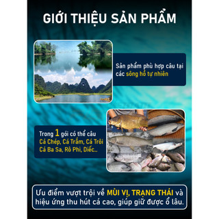 [Mua 5 Tặng 1] Mồi Câu Đài Tự Nhiên Kim Long Mồi Câu Cá Vị Thơm Vị Tanh Mồi Câu Bột Siêu Nhạy