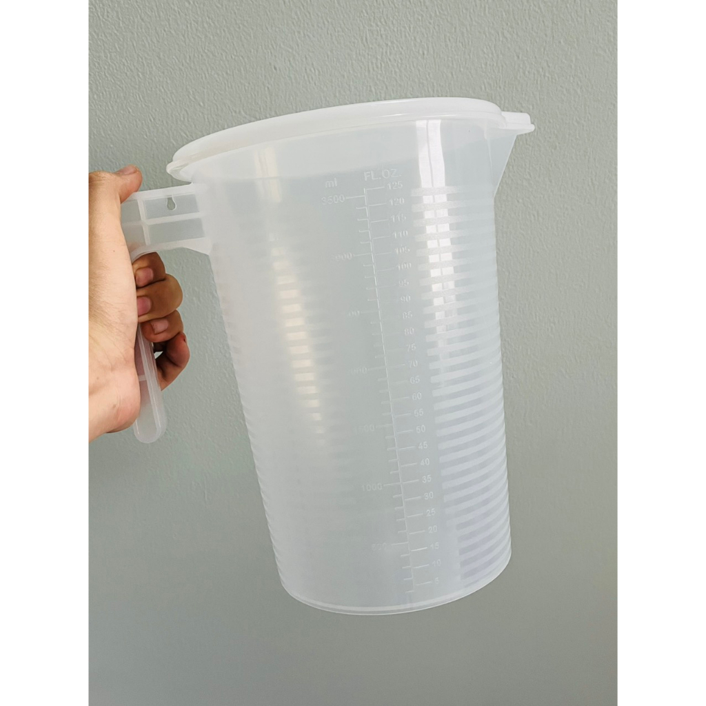 Ca đong Có Nắp chia vạch, ly đong chia vạch nhựa 3,5 lít ( loại chịu nhiệt )