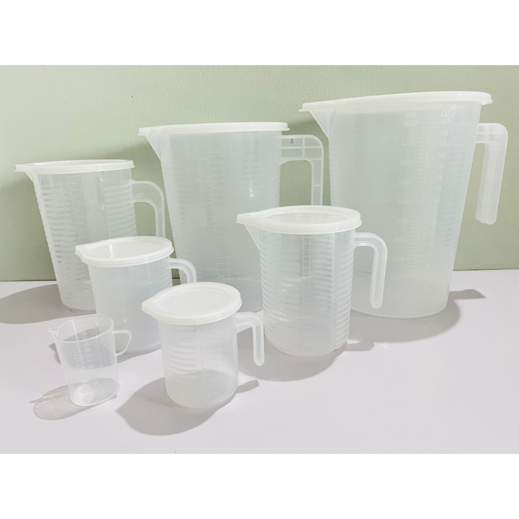 Ca đong Có Nắp chia vạch, ly đong chia vạch nhựa 500ml ( loại chịu nhiệt )