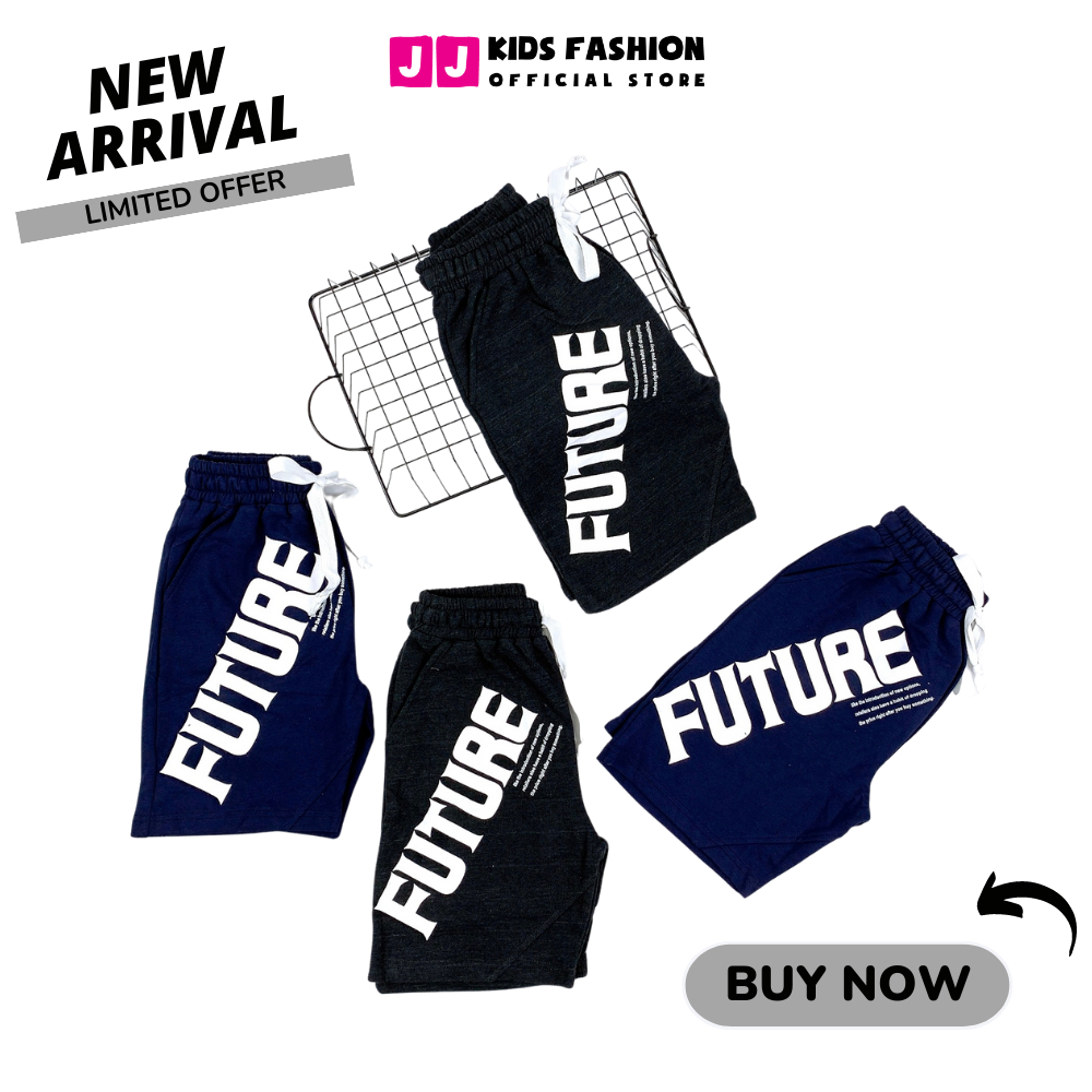 Quần short thun bé trai năng động thoải mái size đại - JJ Kids