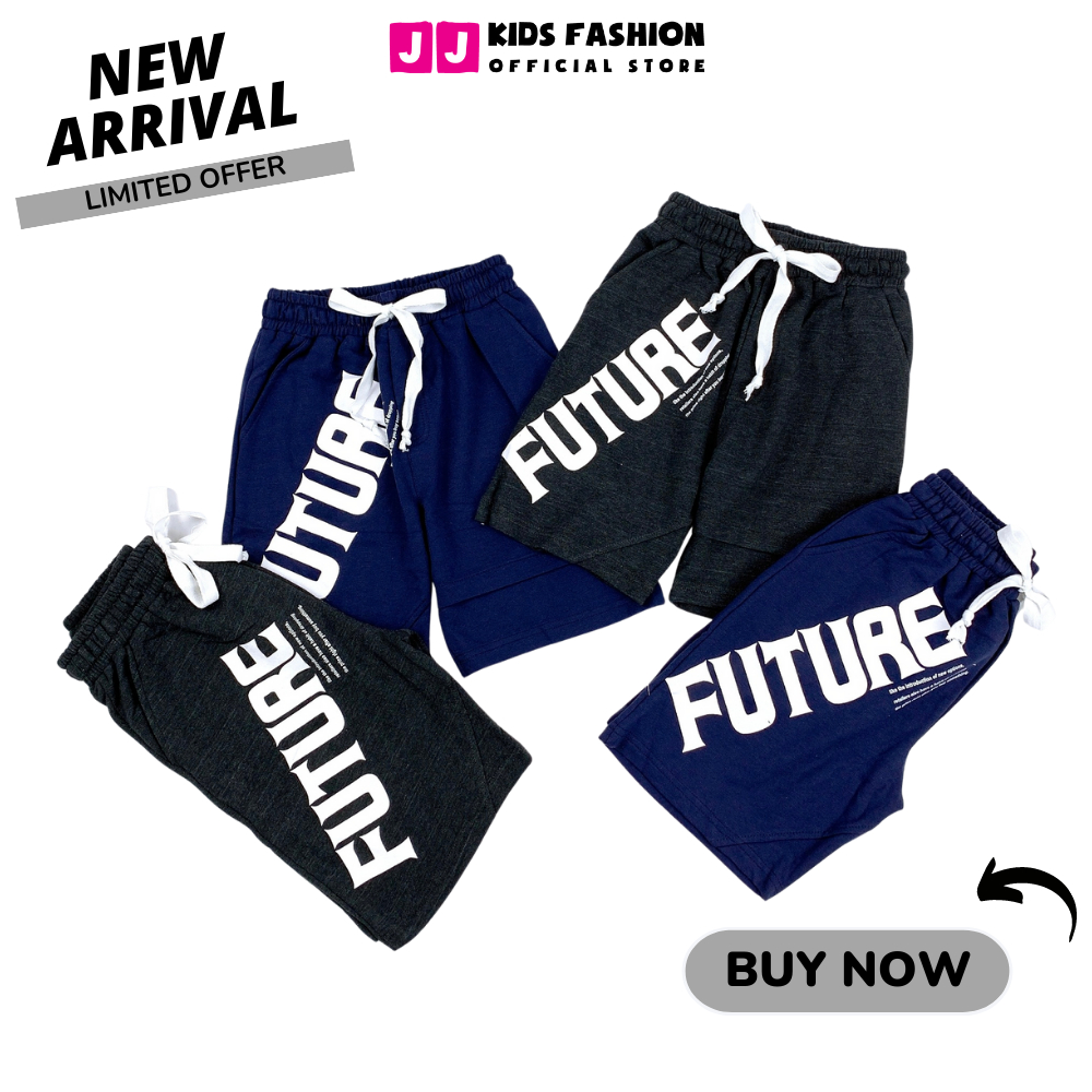 Quần short thun bé trai năng động thoải mái size đại - JJ Kids