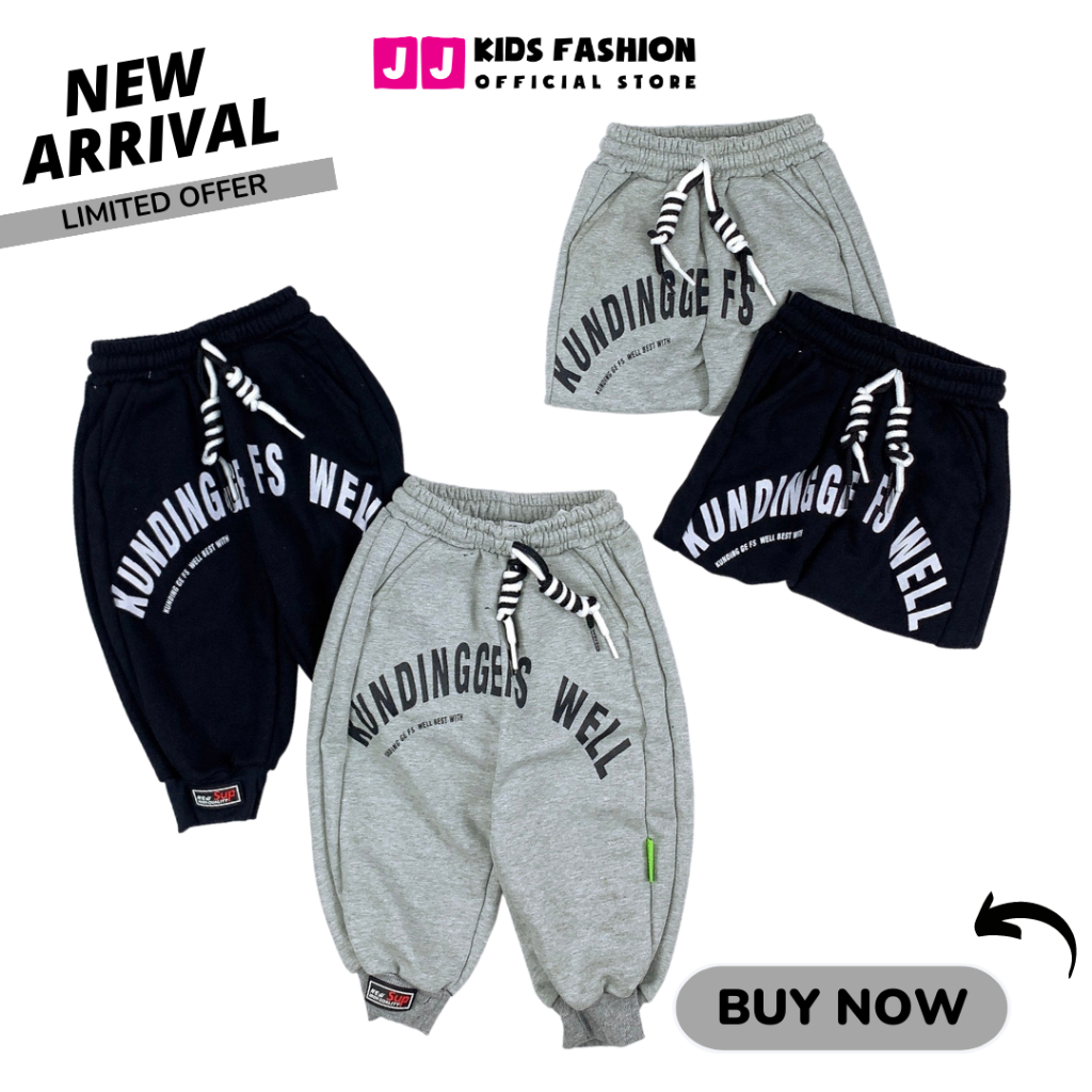 Quần Jogger Bé Trai, Bé Gái Thun Dài Bo Ống – Phong Cách Hip Hop Năng Động | JJ Kids Fashion