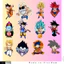Set 100 Sticker Anime Dragon Ball, Dragon Ball Chống Nước Dán Laptop Vali Mũ Bảo Hiểm Sổ Tay