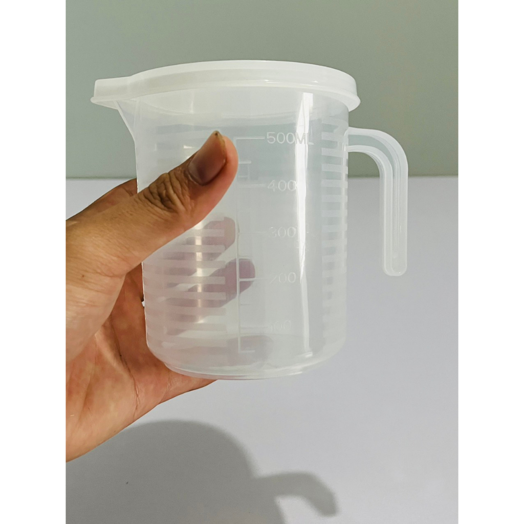 Ca đong Có Nắp chia vạch, ly đong chia vạch nhựa đủ size ( loại chịu nhiệt )