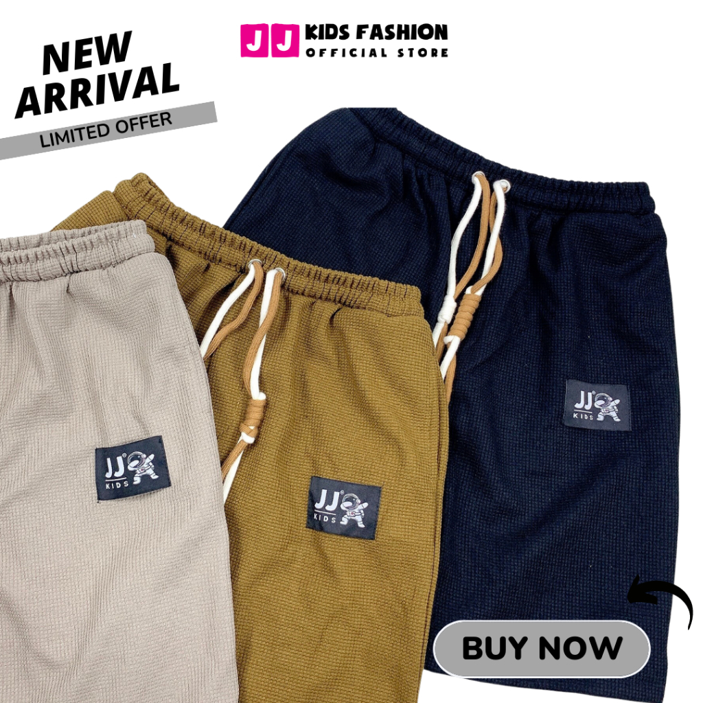 Quần đùi cộc cho bé trai vải thun mềm mại size đại từ 10 đến 15 tuổi - JJ Kids