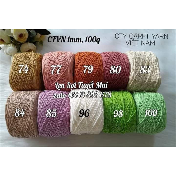 CTVN loại 1 Craft Yarn ( 1-79 ) | Shopee Việt Nam