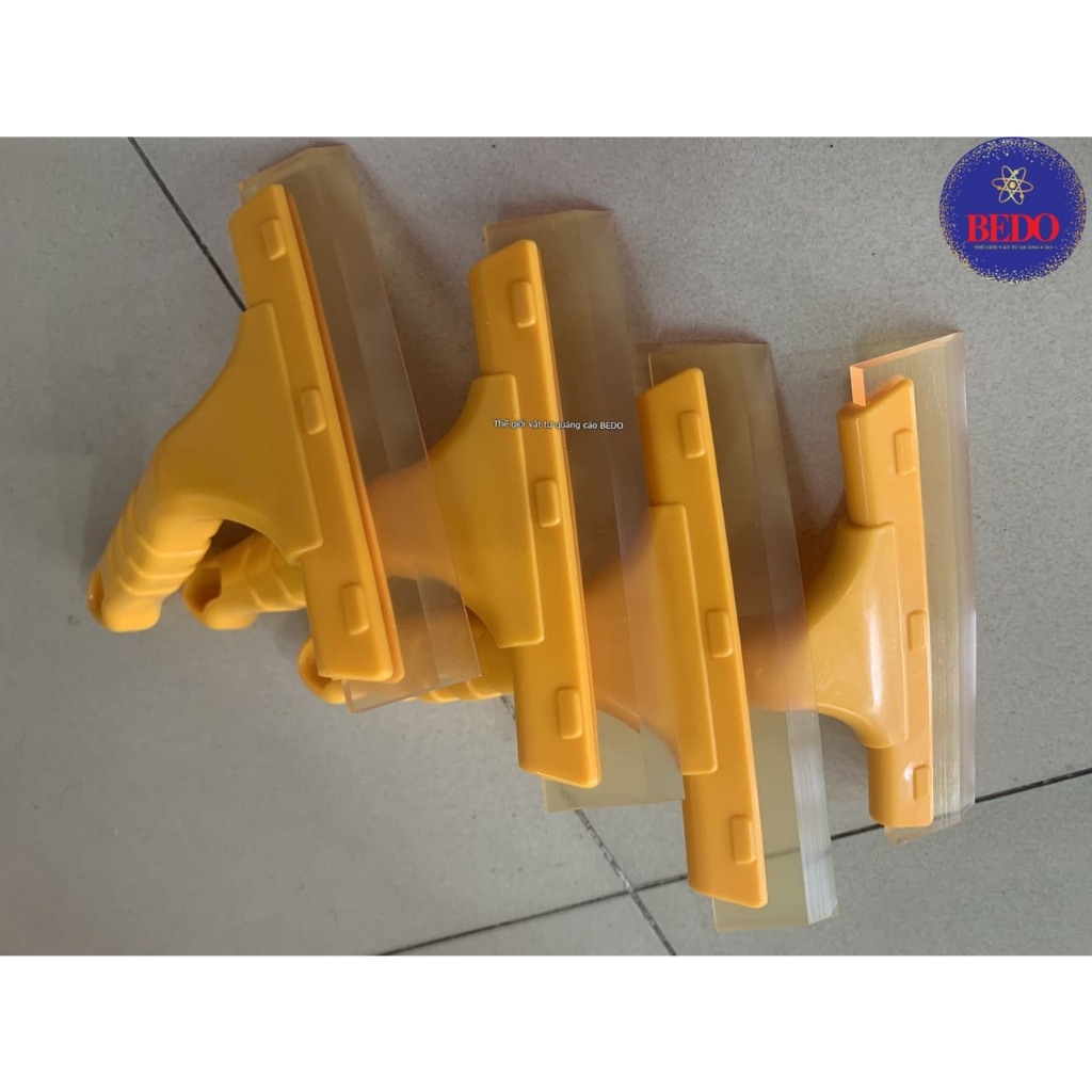 Thanh gạt Decal có cán cầm tay BEDO - Phụ kiện dán kính, dán xe, quảng cáo cao cấp giúp bề mặt phẳng mịn