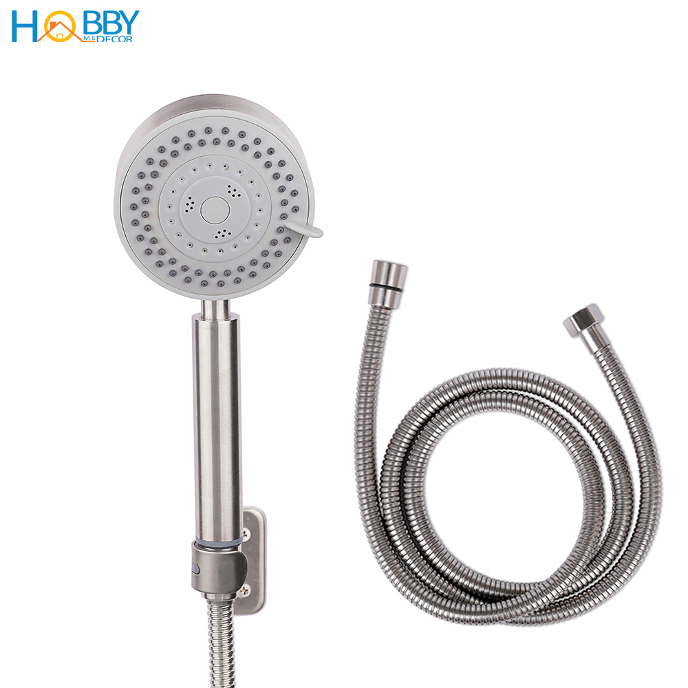 Bộ vòi sen tắm tăng áp 3 chế độ phun có dây sen giá treo Hobby Home Decor BST1 loại inox 304 dây sen tùy chọn