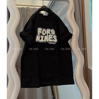 [ Rẻ vô địch ] Áo thun cotton khô 3158 form rộng tay lỡ - FORS NINES