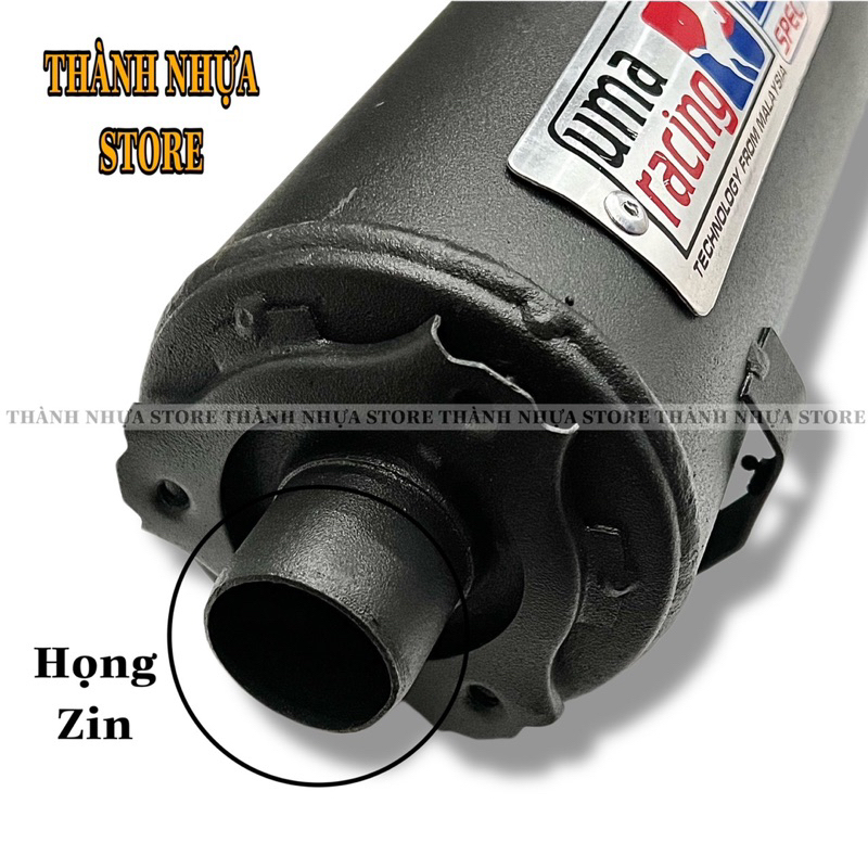 Pô Uma V3 cho Sirius Wave móc ấm kèm cổ inox