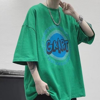 Áo thun tay lỡ Unisex trẻ trung vải cotton form rộng free size