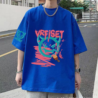 Áo thun tay lỡ Unisex trẻ trung vải cotton form rộng free size