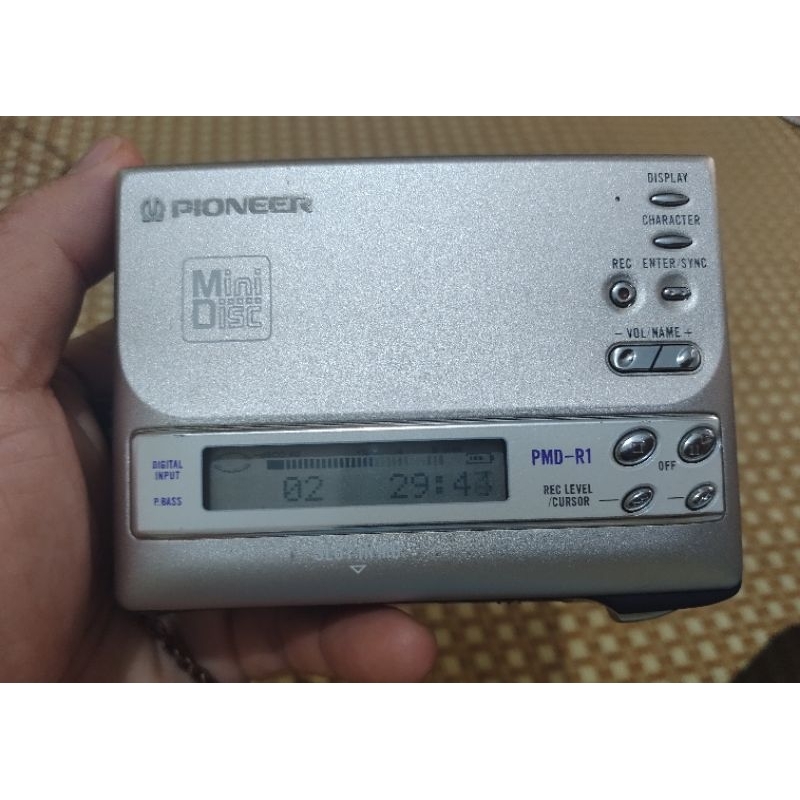 ジャンク PIONEER パイオニア ポータブルMDレコーダー PMD-R1
