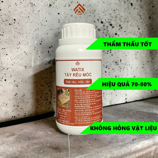 Sơn Watix Tẩy Rêu Diệt Nấm Mốc Không Làm Hỏng Bề Mặt Vật Liệu