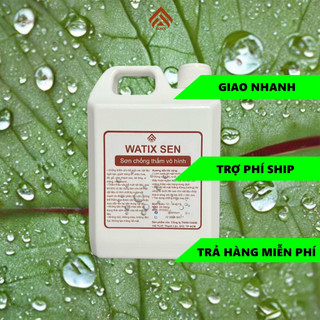 Sơn Chống Thấm Hiệu Ứng Lá Sen Watix  5lit Khả Năng Thẩm Thấu Nhanh