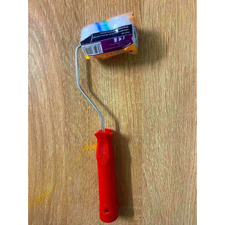 Con Lăn Gỗ Mini Cán Nhựa Tiện Lợi Hỗ Trợ Thợ Sơn